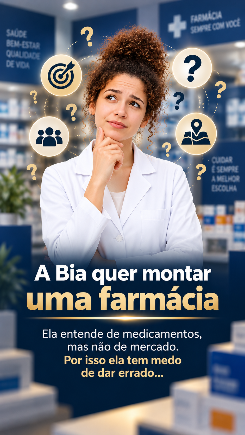 A Bia quer montar uma farmácia: dúvidas sobre público, cidade e ponto